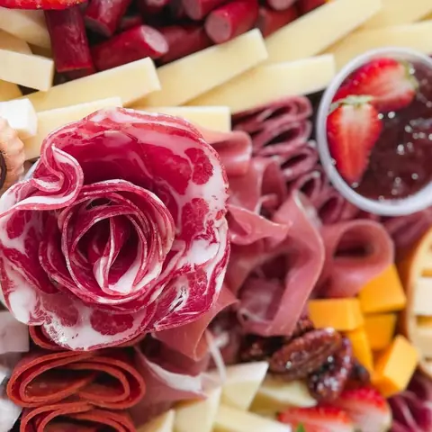 Salami rose by MG Charcuterie