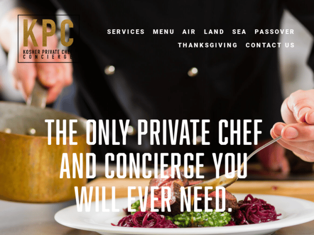 Kosher Private Chef Concierge