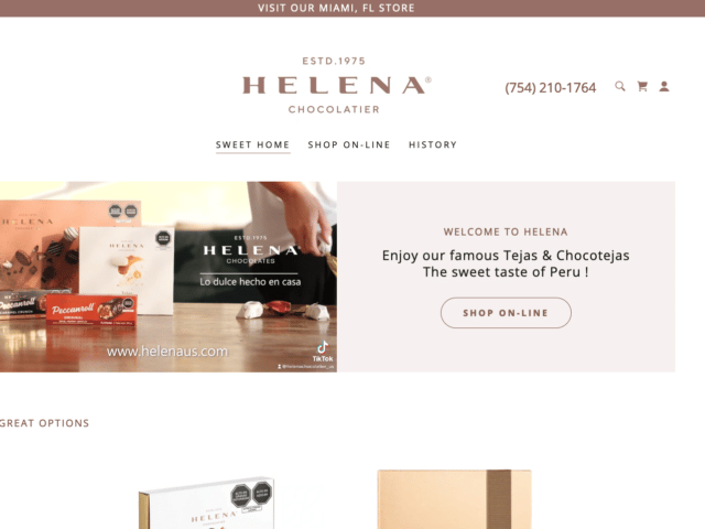 Helena Chocolatier Store