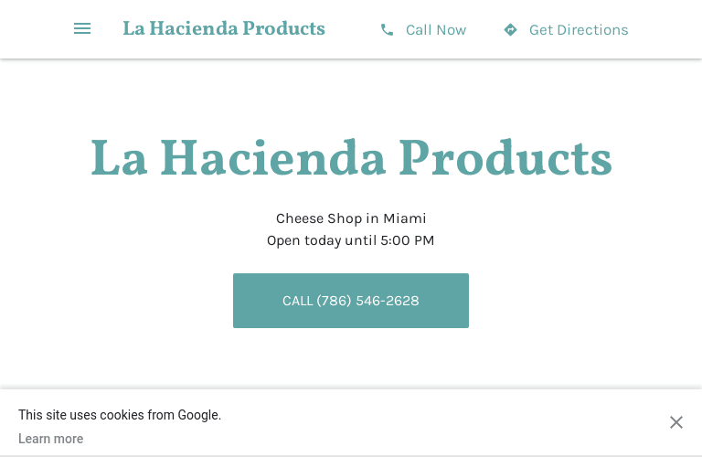 La Hacienda Products