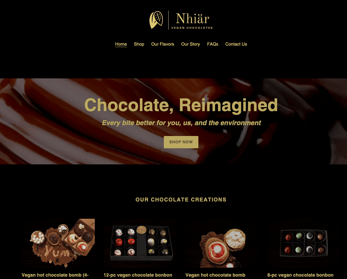 Nhiar Chocolate in Miami