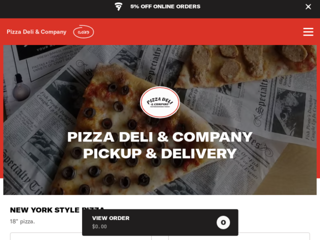 Pizza Deli & Company