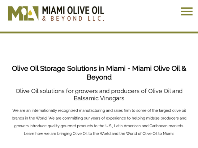 Miami Olive Oil & Beyond, LLC