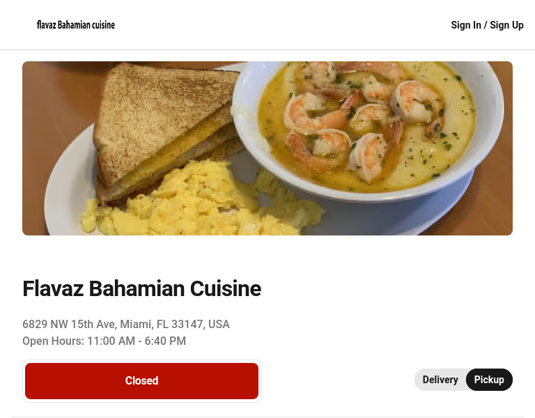 Flavaz Bahamian soul food cuisine