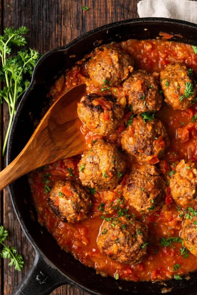 Lean turkey & beef meatballs