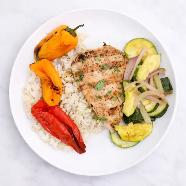 Zesty Lemon Herb Chicken with Pearl Couscous
